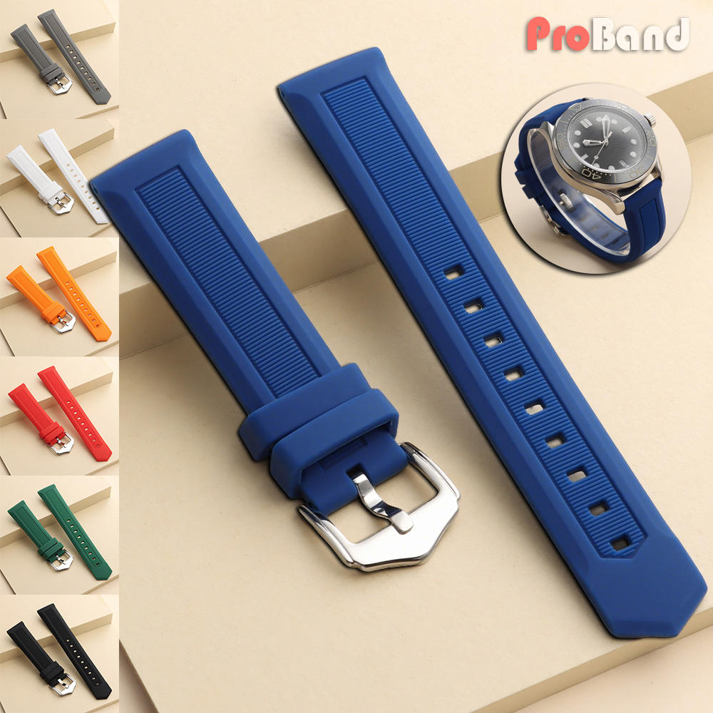 Jewelry For Watches - 12/14/16/19/21/23/24/26/28mm Silicone Watch Straps 18/20/22mm Rubber