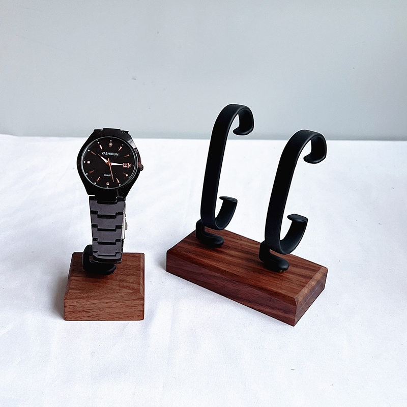 Wooden C‑Shaped Watch Holder,  - Jewelry And Watches Inc 评论和价格