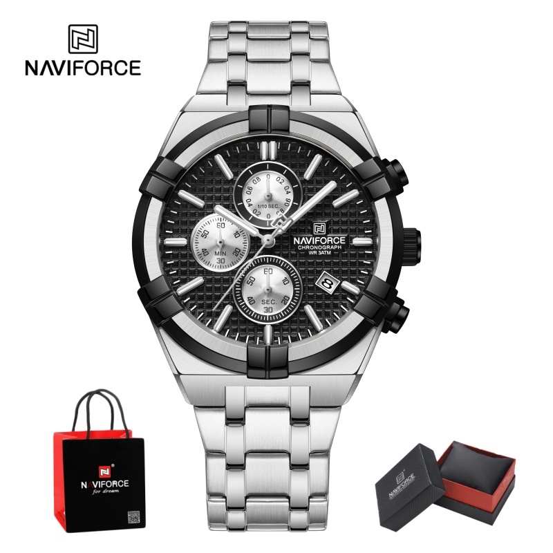NAVIFORCE Men Quartz Chronogra - Jewelry For Watches 评论和价格