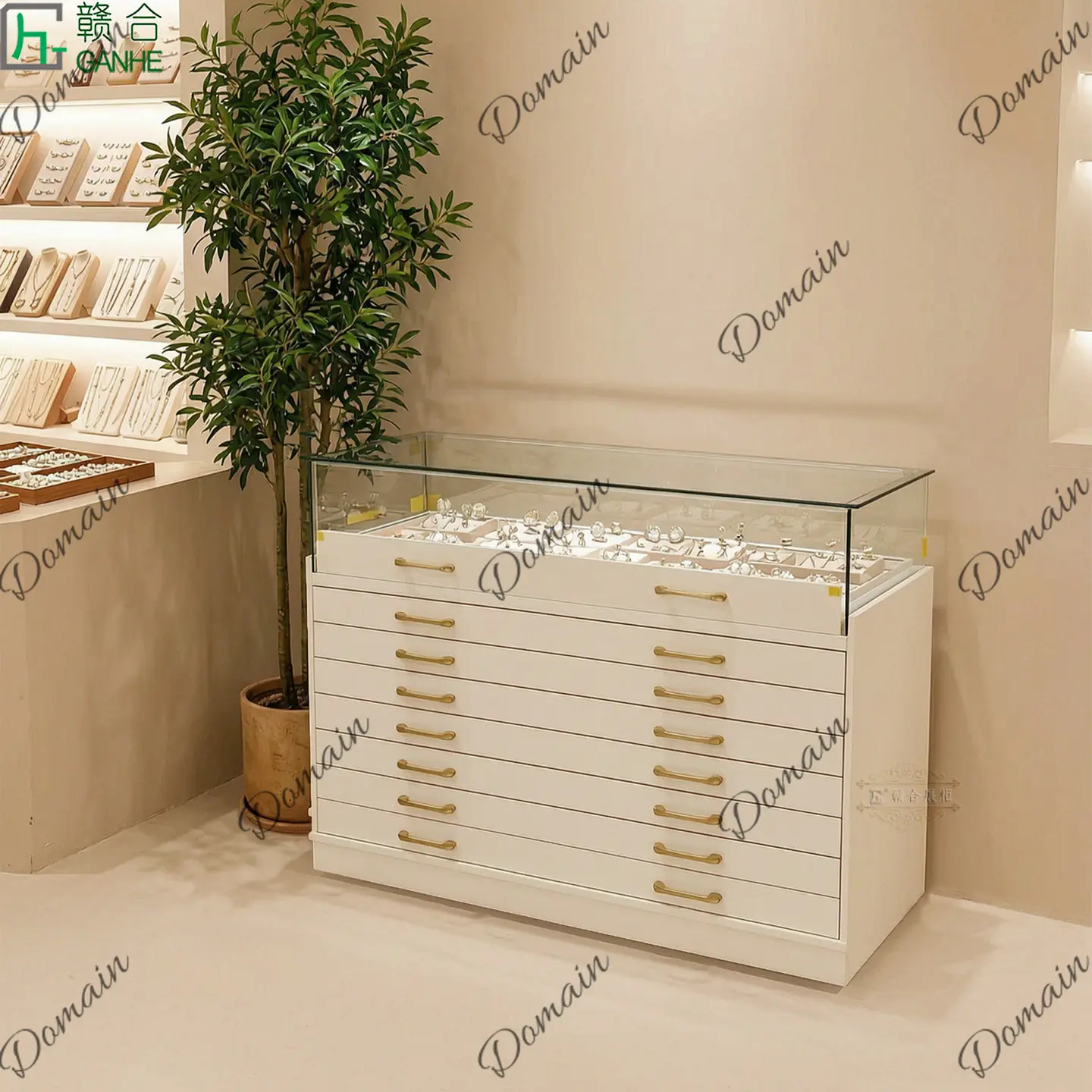 81 N Light luxury glass displa - Jewelry For Watches 评论和价格