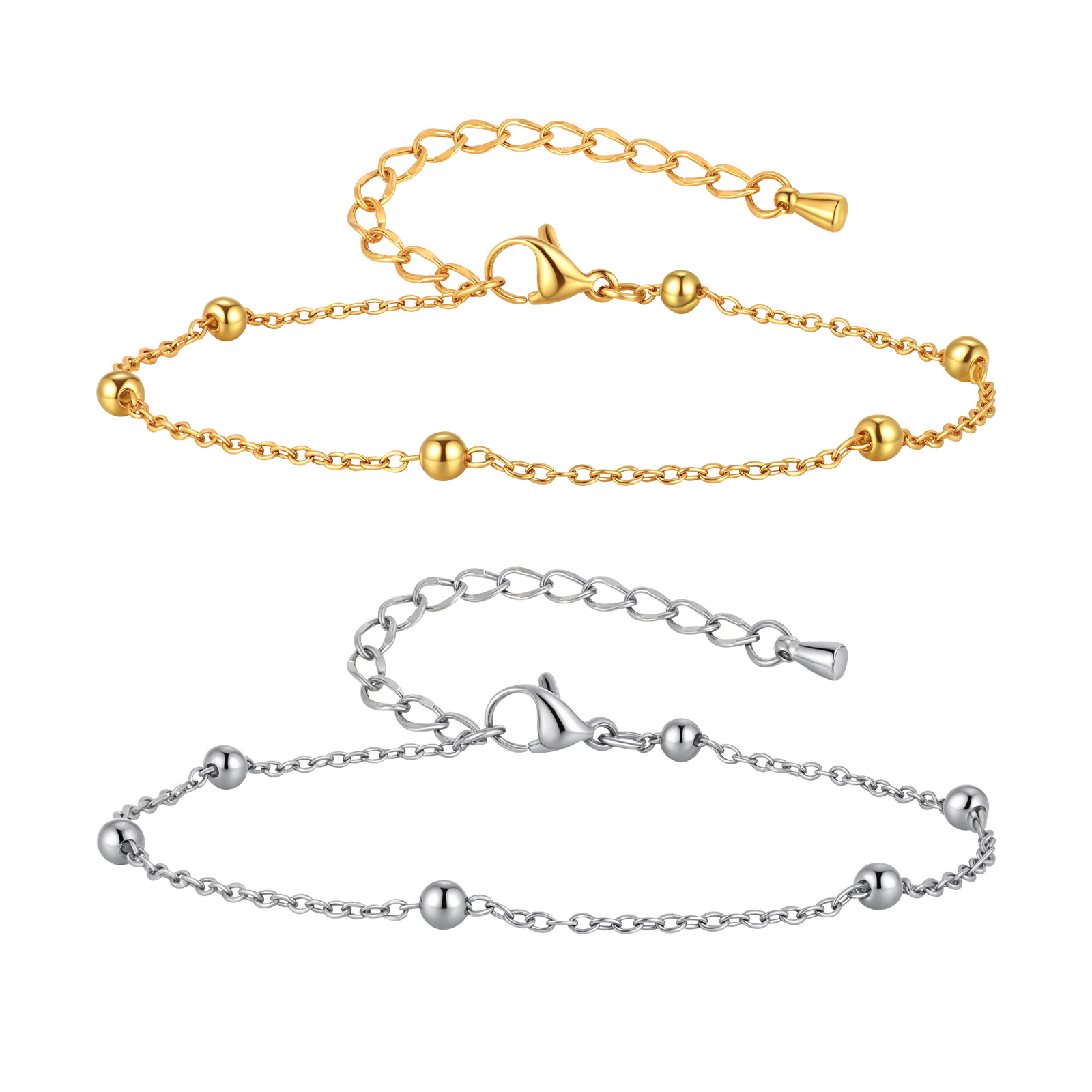 Stainless Steel Beaded Chain A - Jc Jewelry & Watches Photos 评论和价格